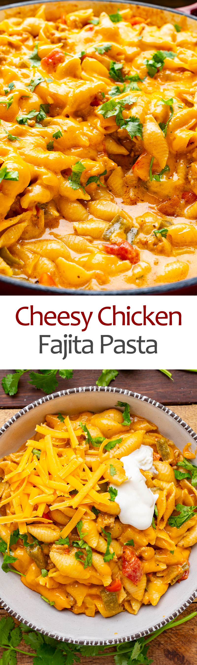 Cheesy Ground Chicken Fajita Pasta Cheesy Ground Chicken Fajita Pasta