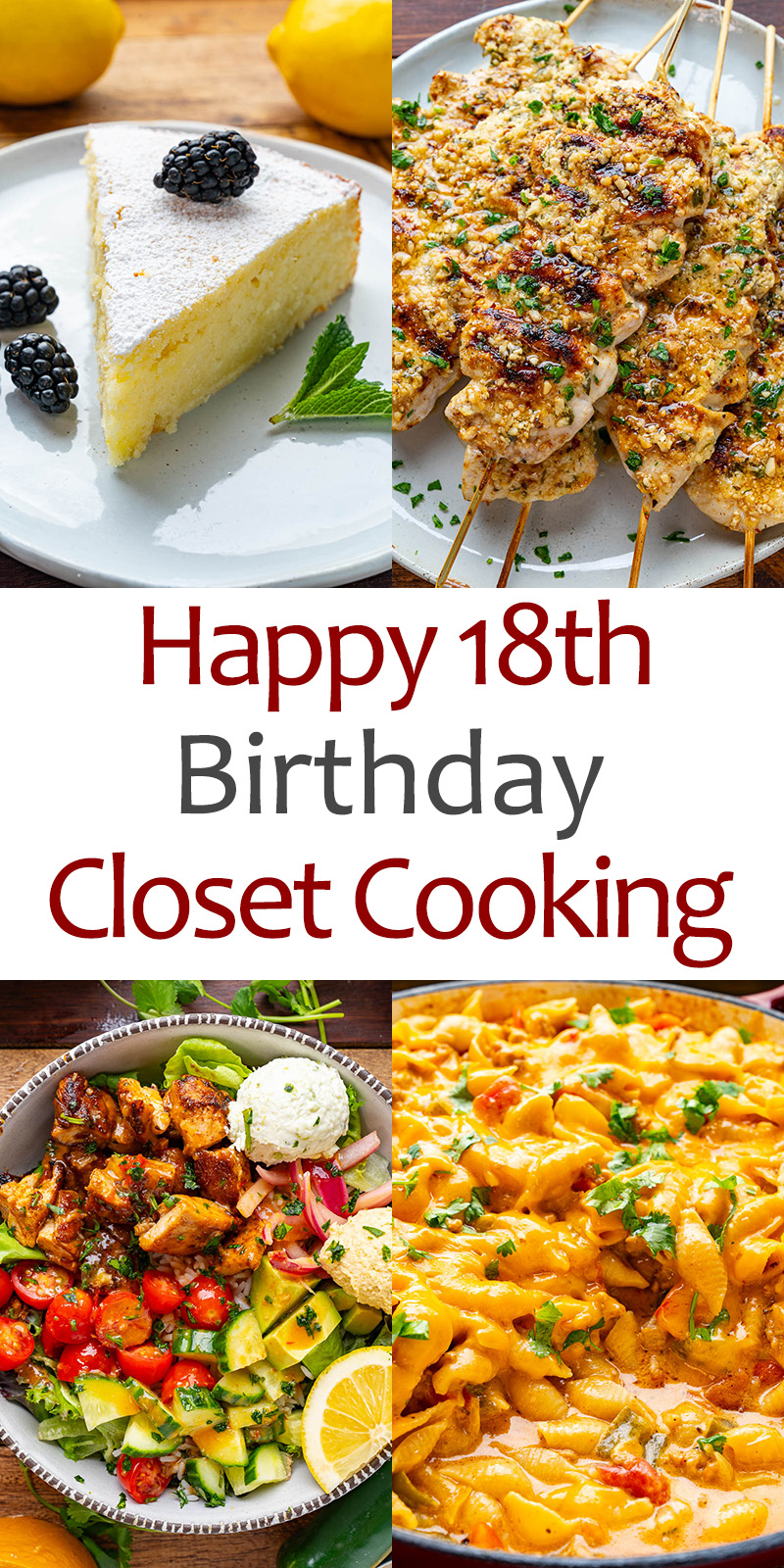 Happy 18th Birthday Closet Cooking!
