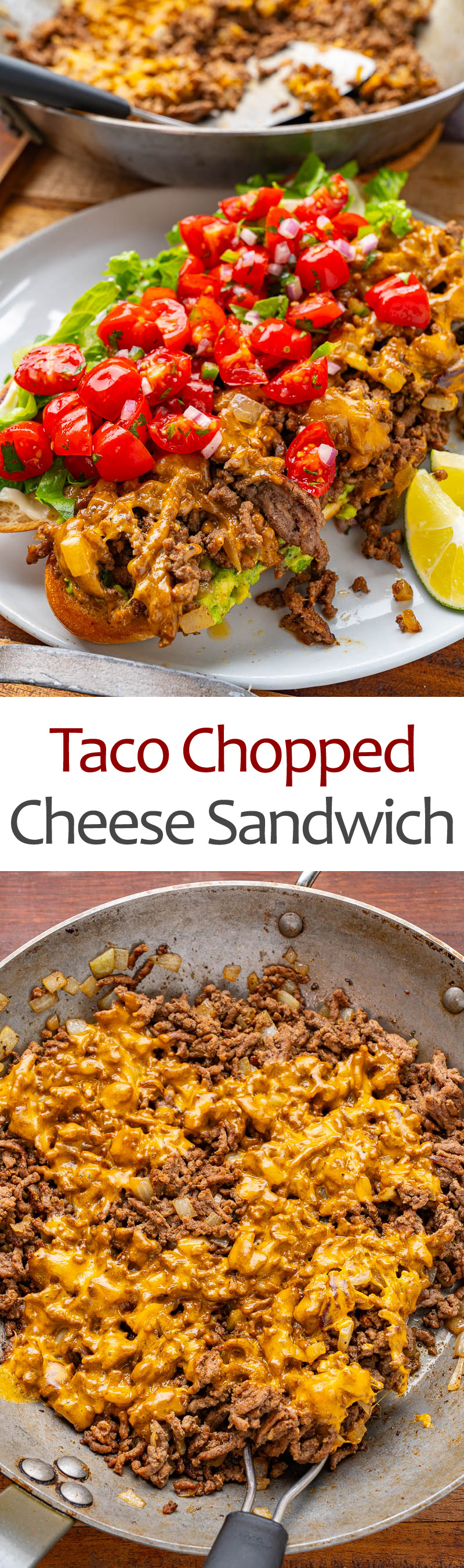 Taco Chopped Cheese Sandwich Taco Chopped Cheese Sandwich