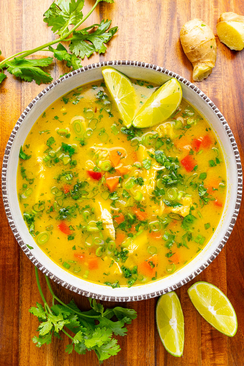 Cilantro Lime Chicken and Rice Soup Cilantro Lime Chicken and Rice Soup