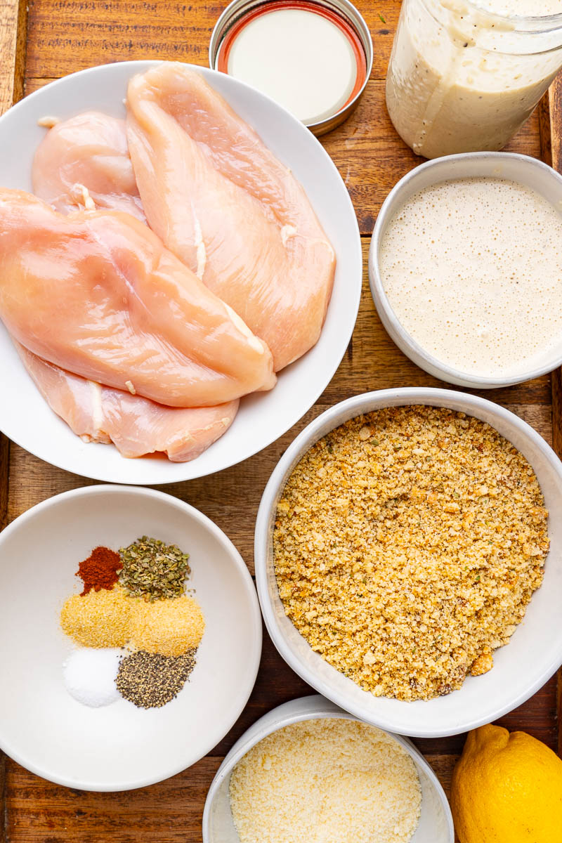 Crispy Baked Caesar Chicken Crispy Baked Caesar Chicken