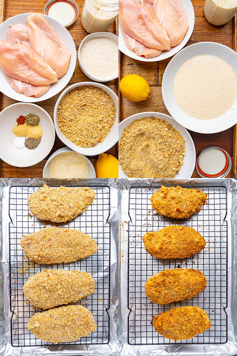 Crispy Baked Caesar Chicken Crispy Baked Caesar Chicken