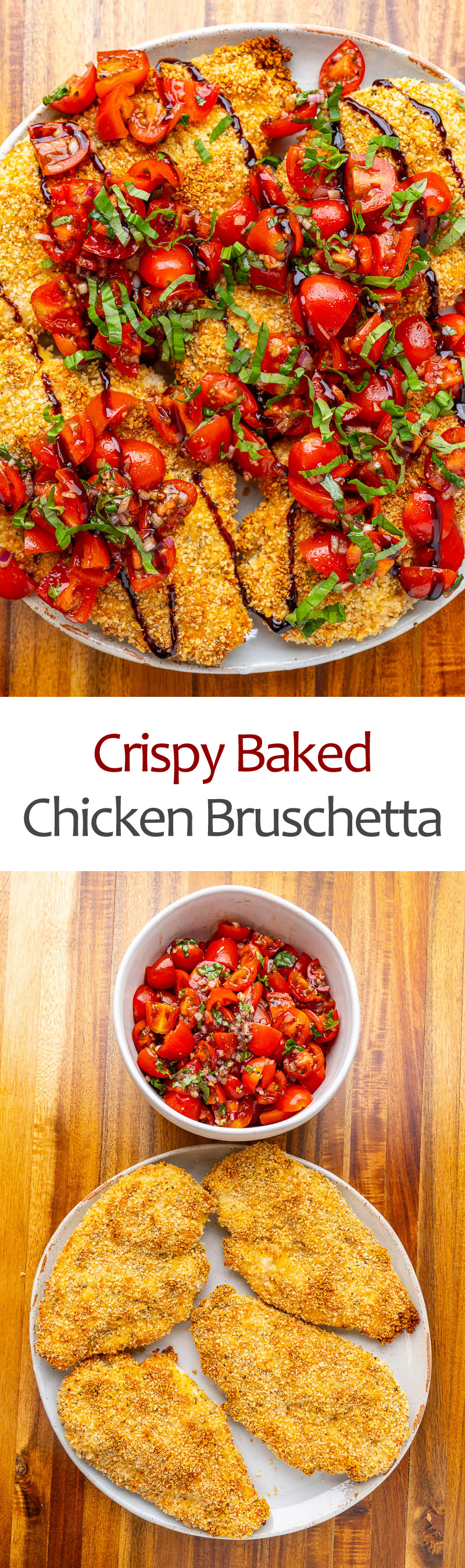 Crispy Chicken Bruschetta Crispy Chicken Bruschetta