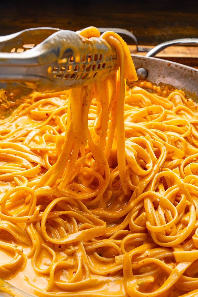 Gochujang Pasta Alfredo