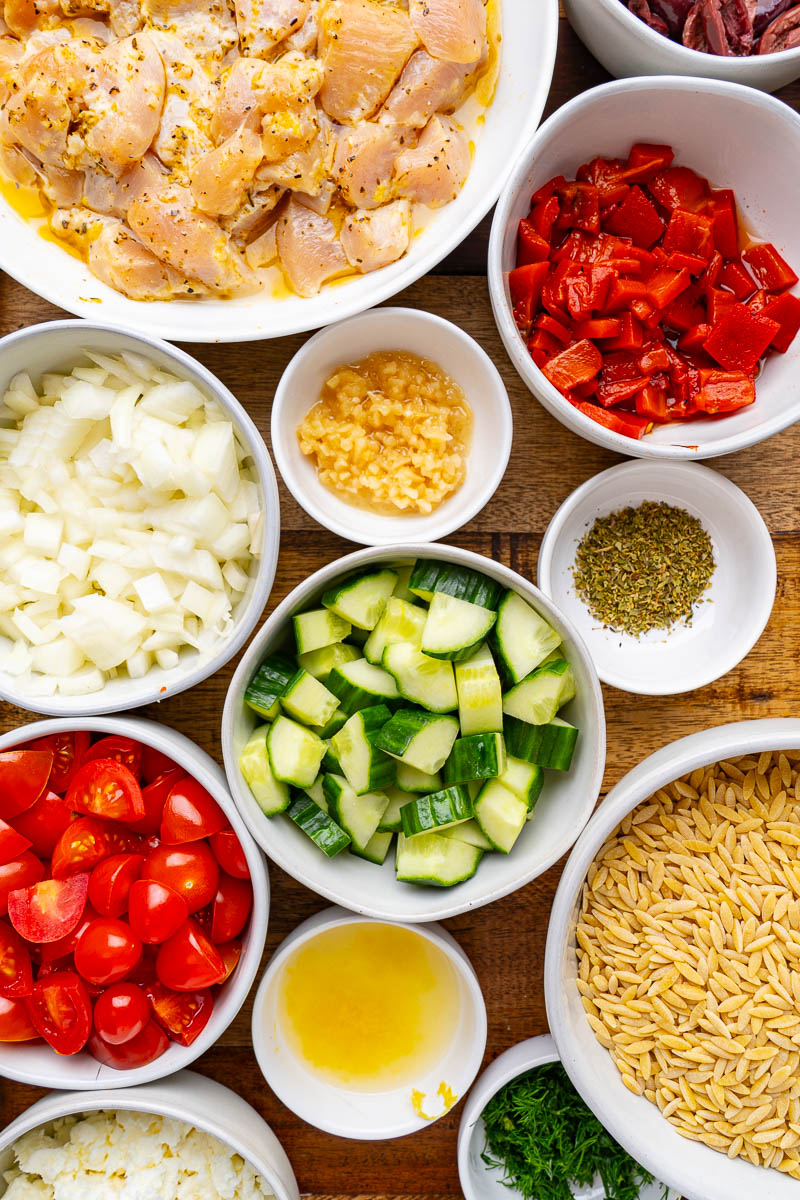 Greek Chicken Orzo Greek Chicken Orzo