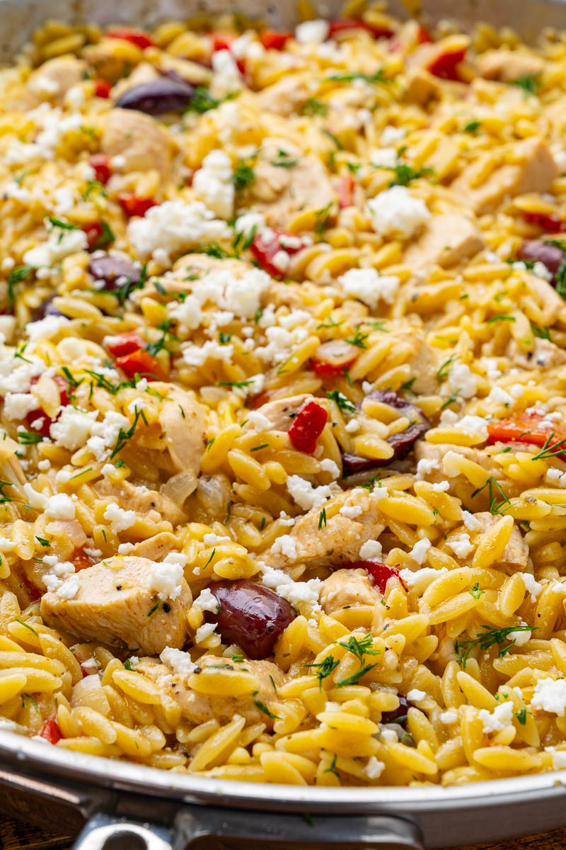 Greek Chicken Orzo Greek Chicken Orzo
