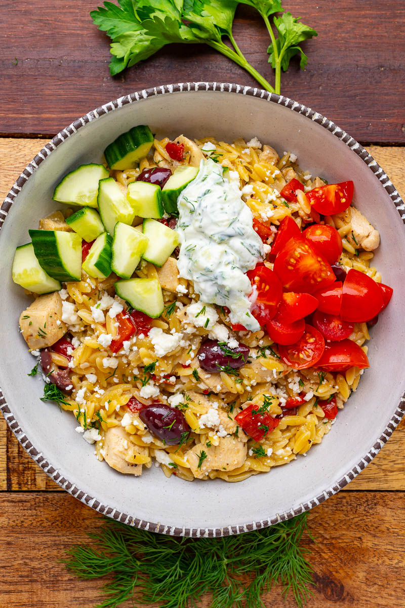 Greek Chicken Orzo Greek Chicken Orzo
