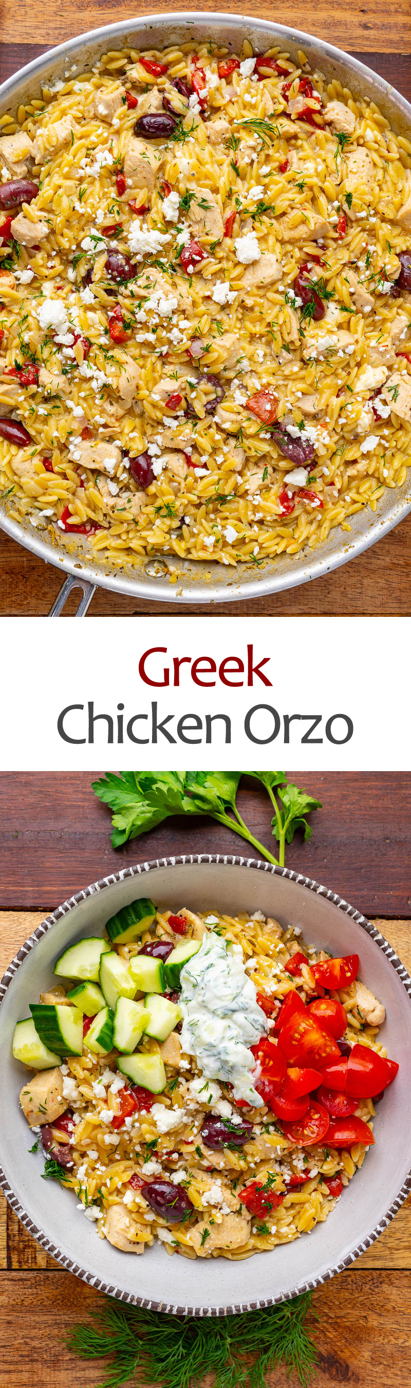 Greek Chicken Orzo Greek Chicken Orzo