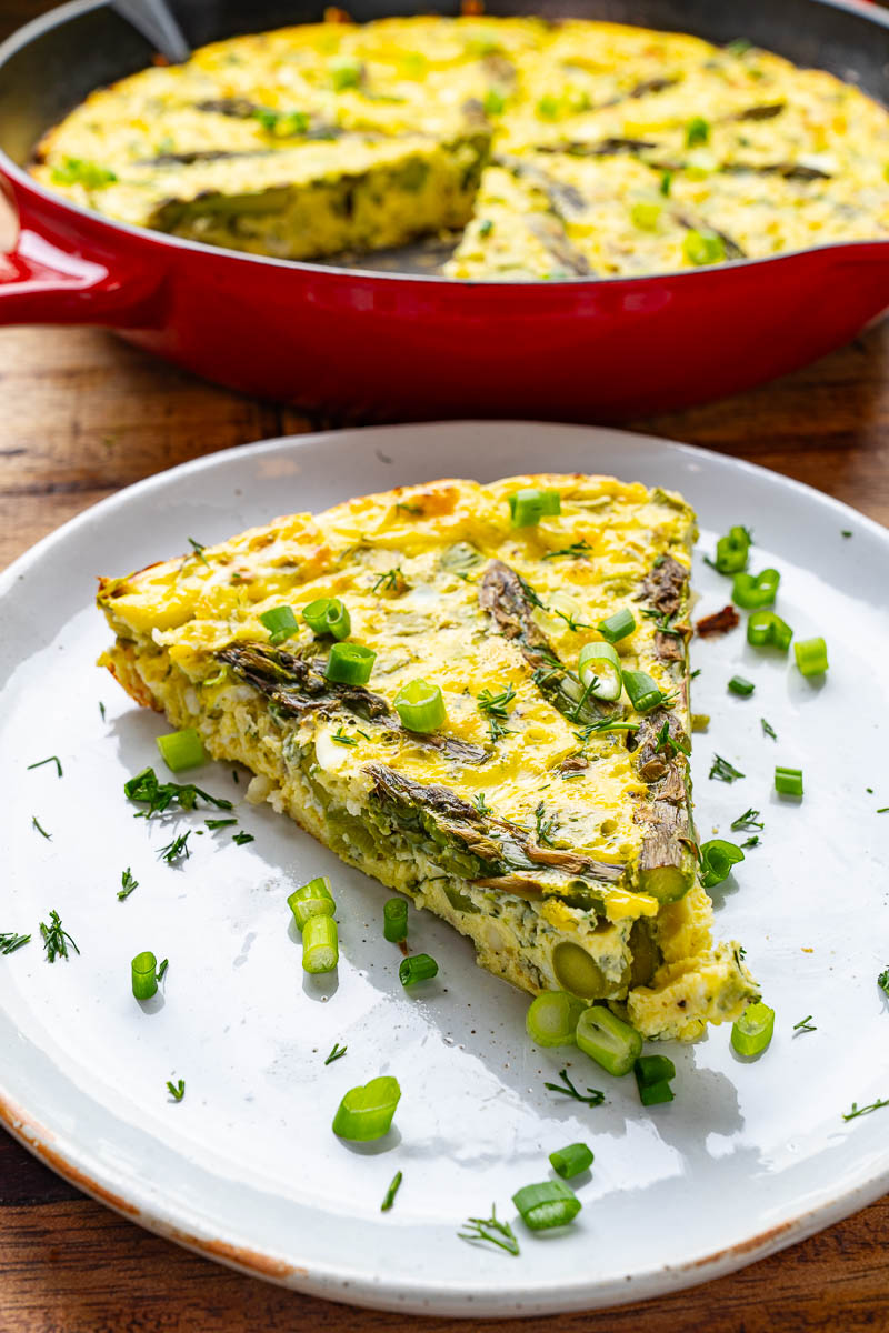 Asparagus and Dill Frittata Asparagus and Dill Frittata