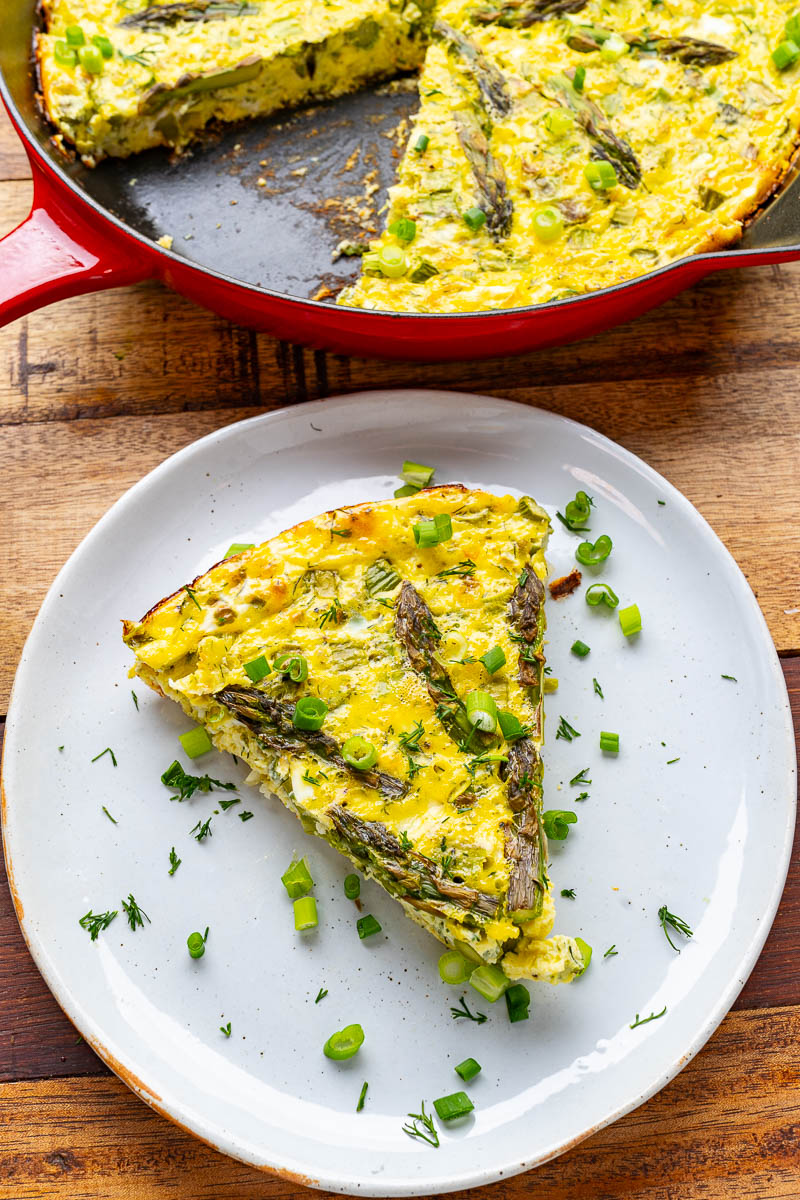 Asparagus and Dill Frittata Asparagus and Dill Frittata