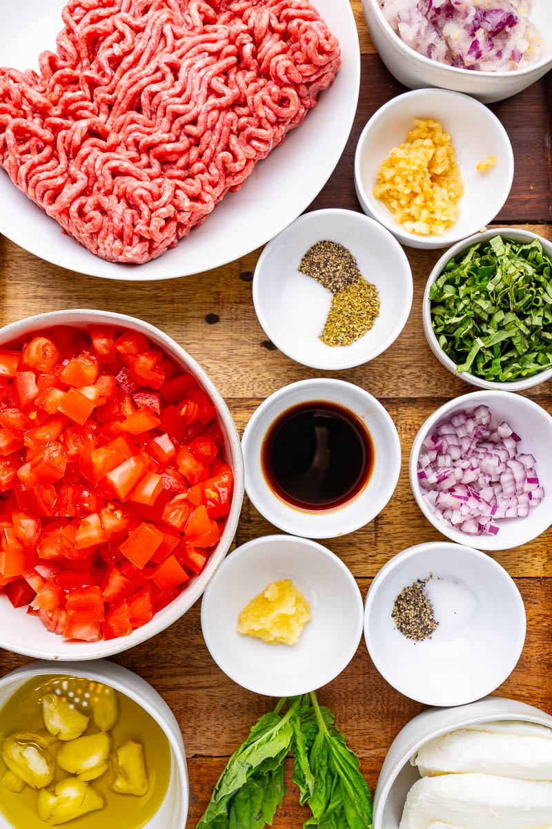 Bruschetta Burgers Bruschetta Burgers