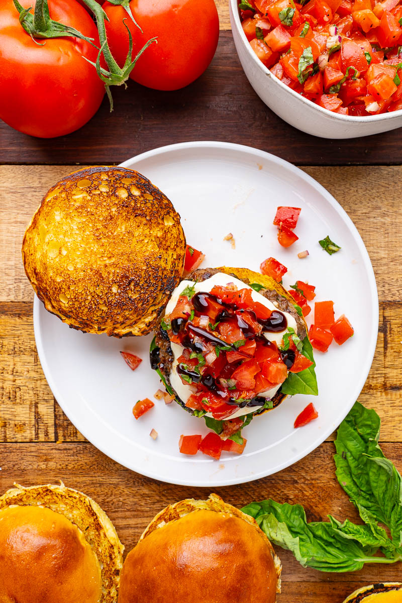 Bruschetta Burgers