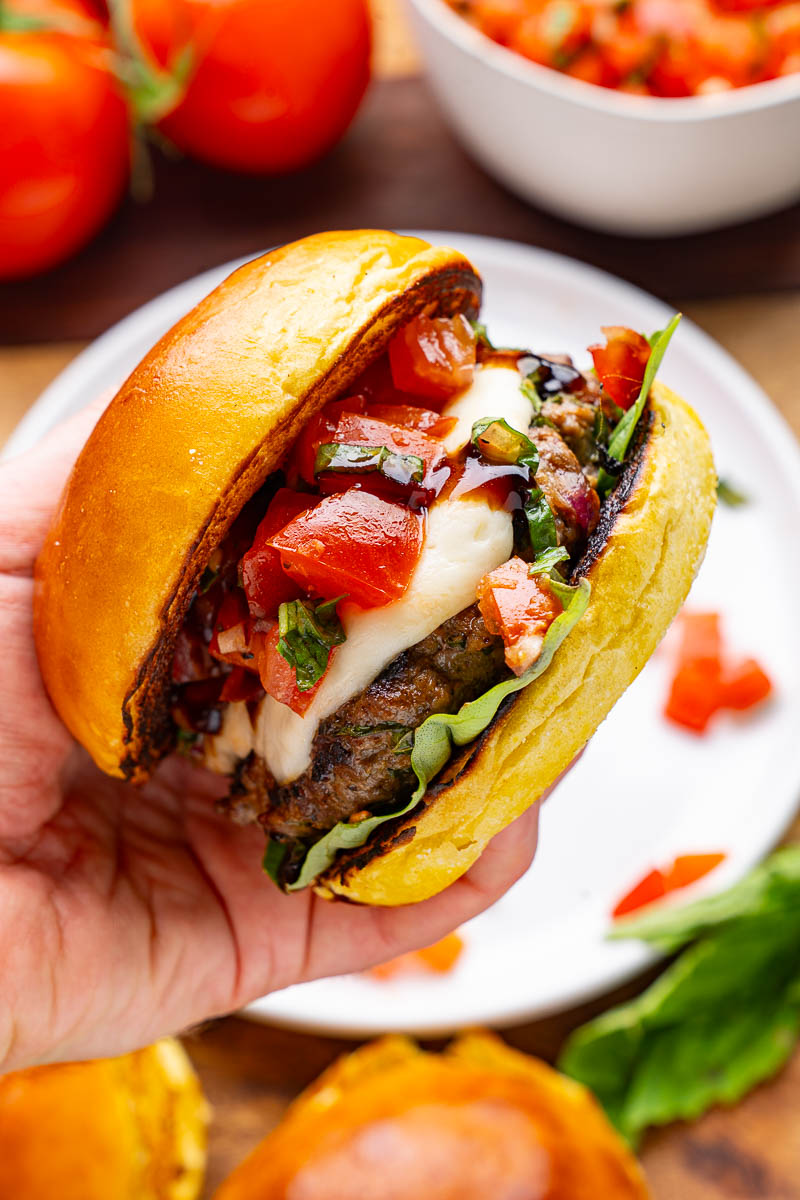 Bruschetta Burgers Bruschetta Burgers