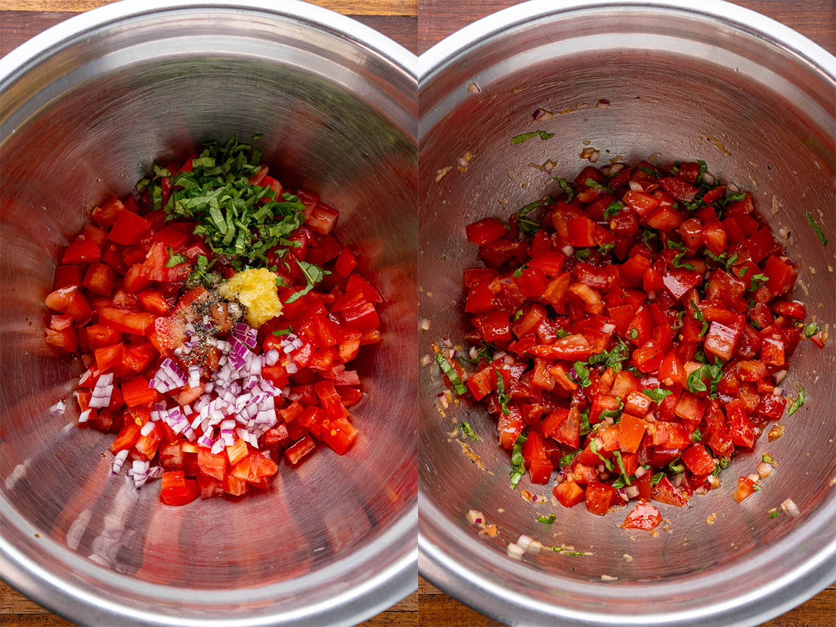 Bruschetta Burgers Bruschetta Burgers