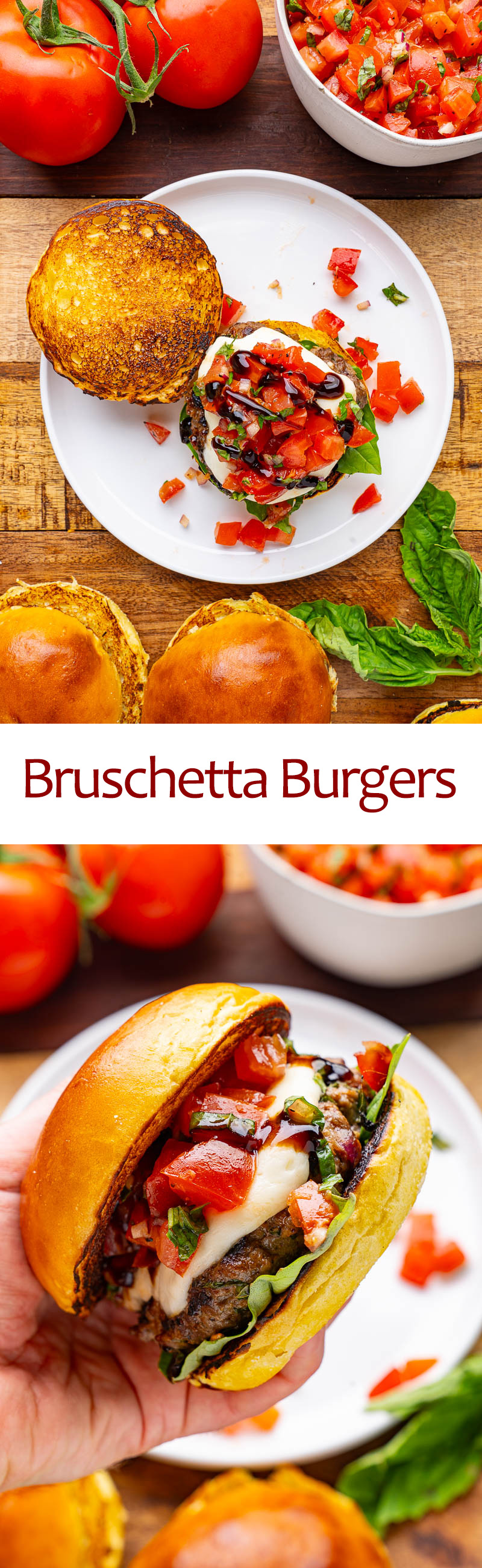 Bruschetta Burgers Bruschetta Burgers