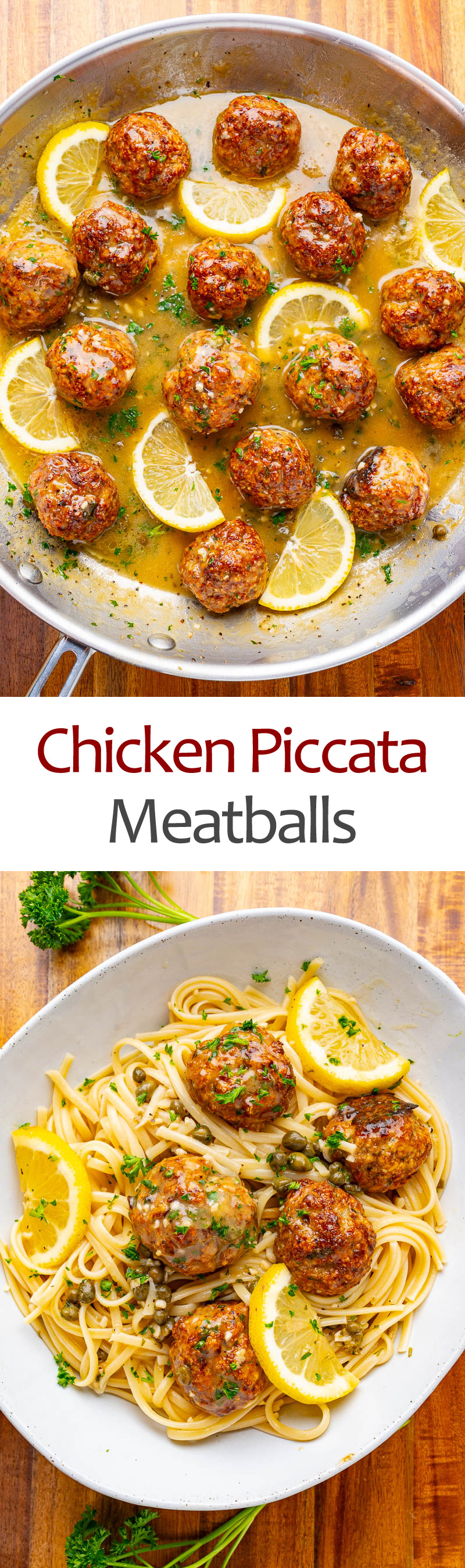 Chicken Piccata Meatballs Chicken Piccata Meatballs