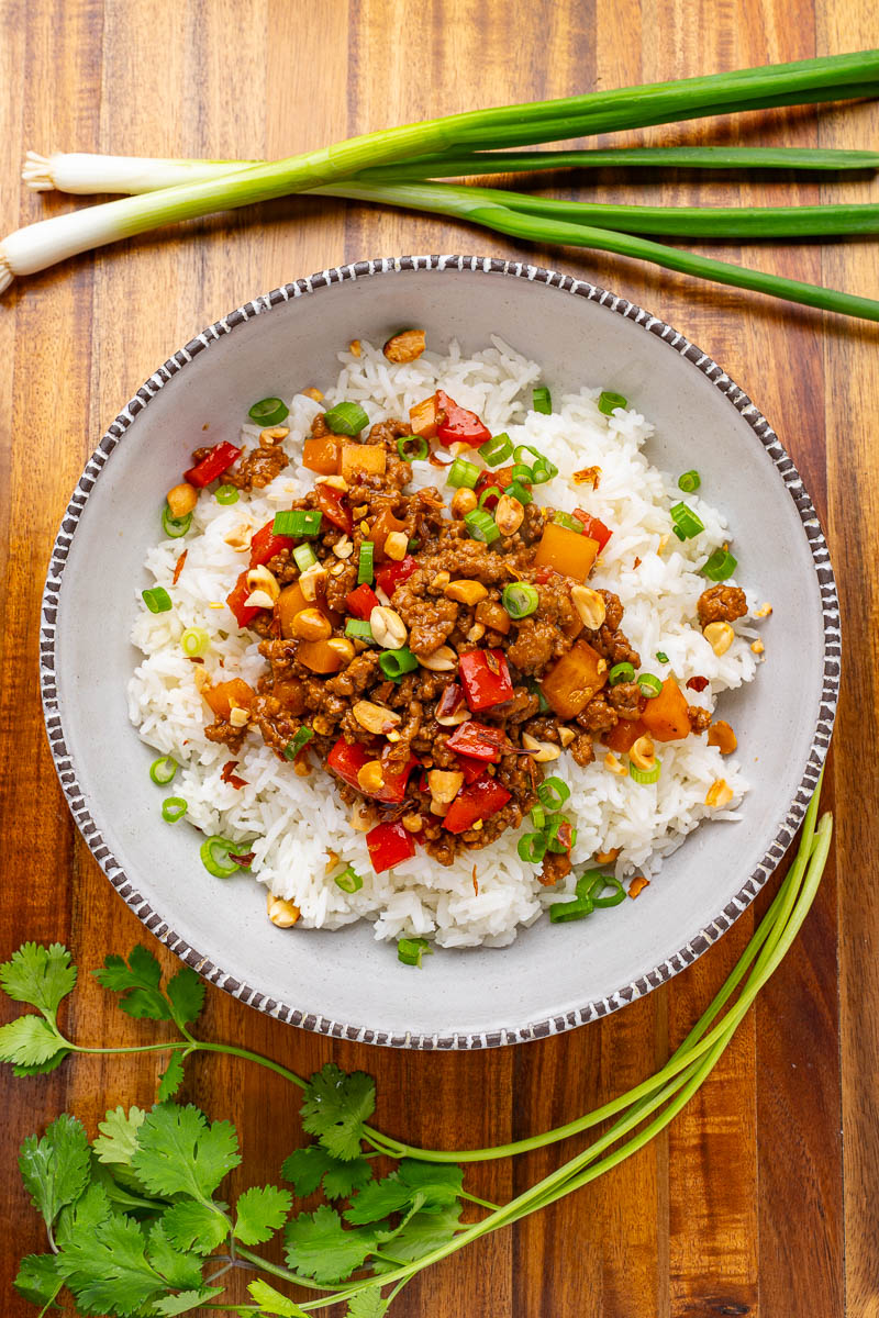 Kung Pao Ground Chicken Kung Pao Ground Chicken