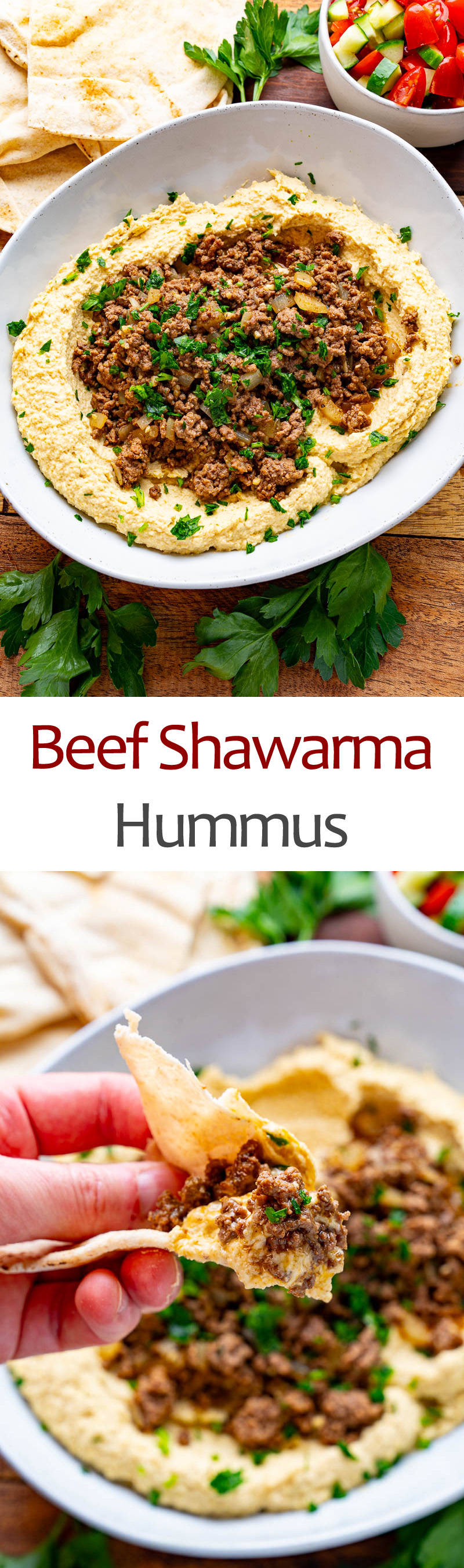 Beef Shawarma Hummus Beef Shawarma Hummus