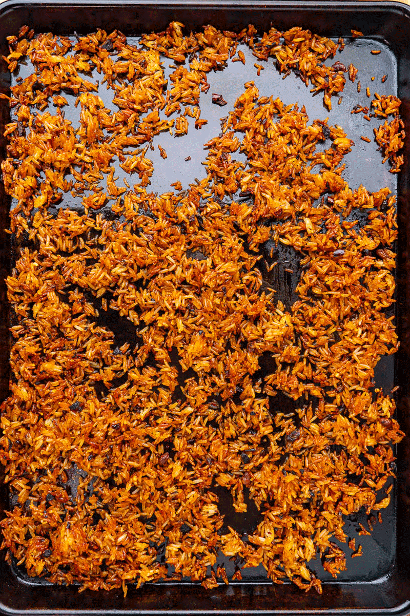 Crispy Chili Rice Crispy Chili Rice