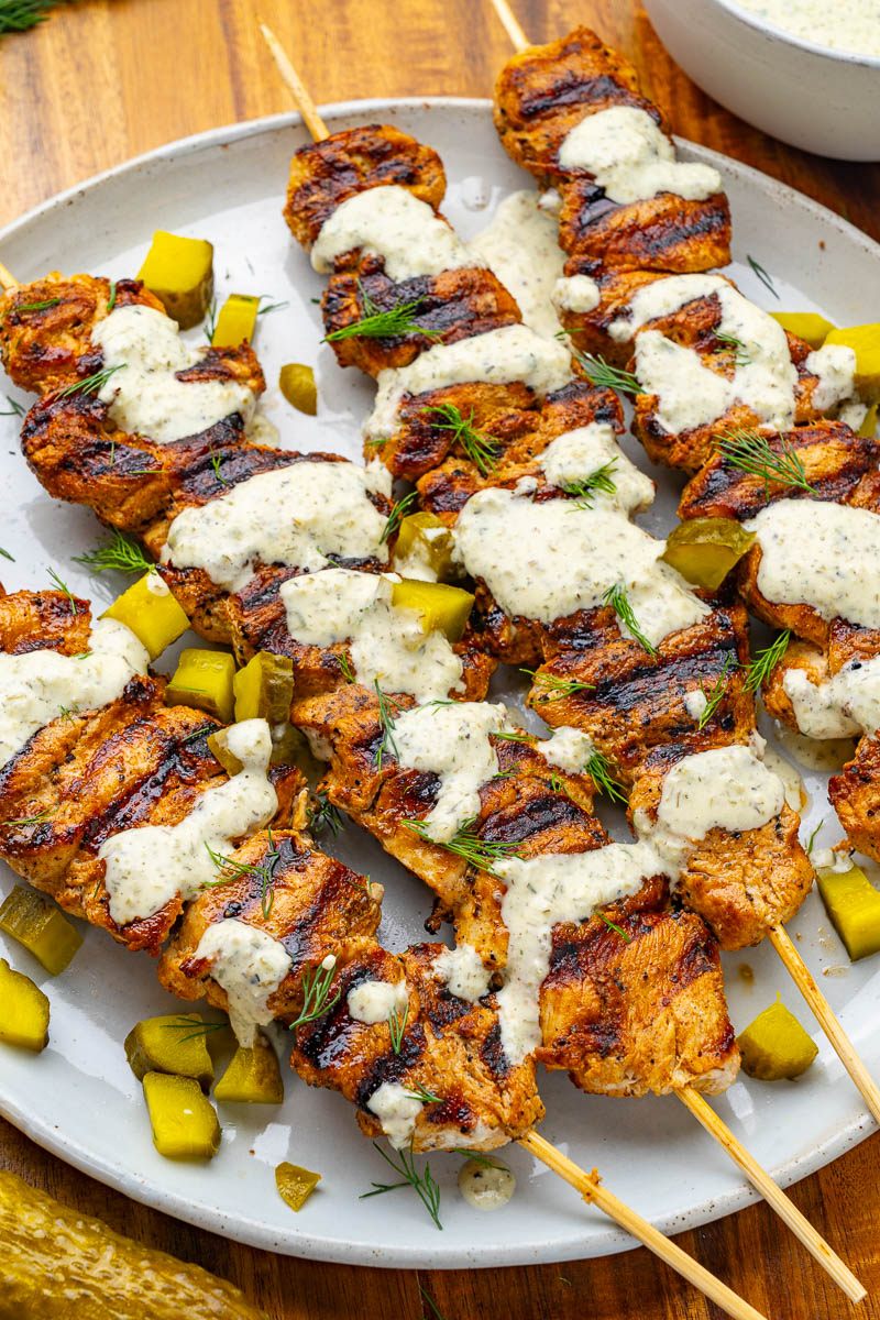 Dill Pickle Ranch Chicken Skewers Dill Pickle Ranch Chicken Skewers