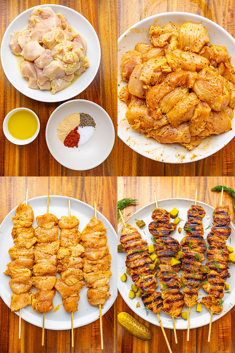 Dill Pickle Ranch Chicken Skewers Dill Pickle Ranch Chicken Skewers