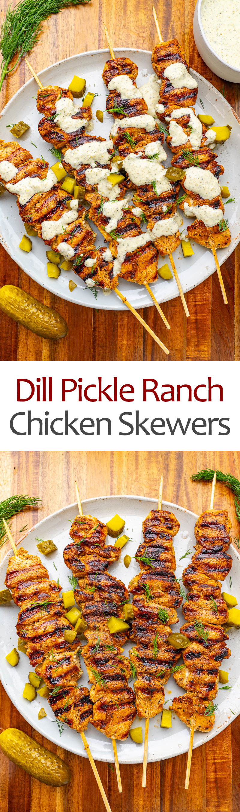 Dill Pickle Ranch Chicken Skewers Dill Pickle Ranch Chicken Skewers