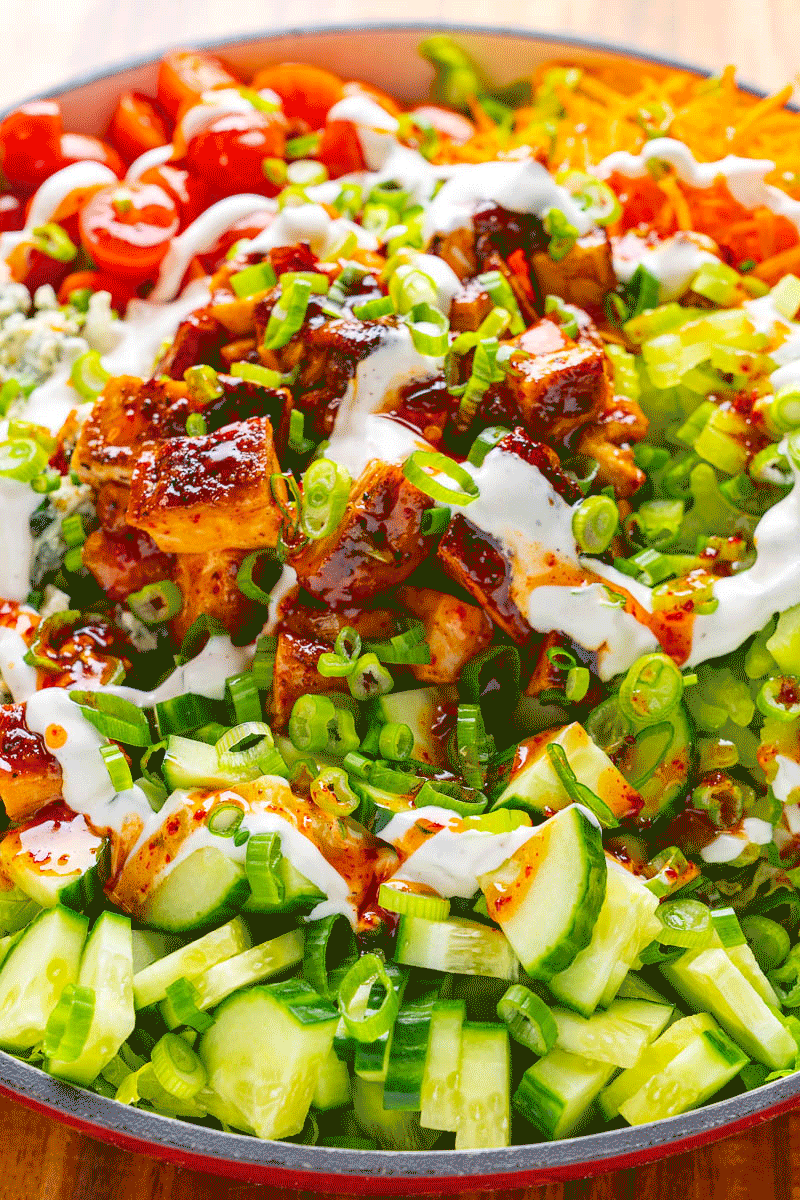 Hot Honey Buffalo Chicken Salad Hot Honey Buffalo Chicken Salad