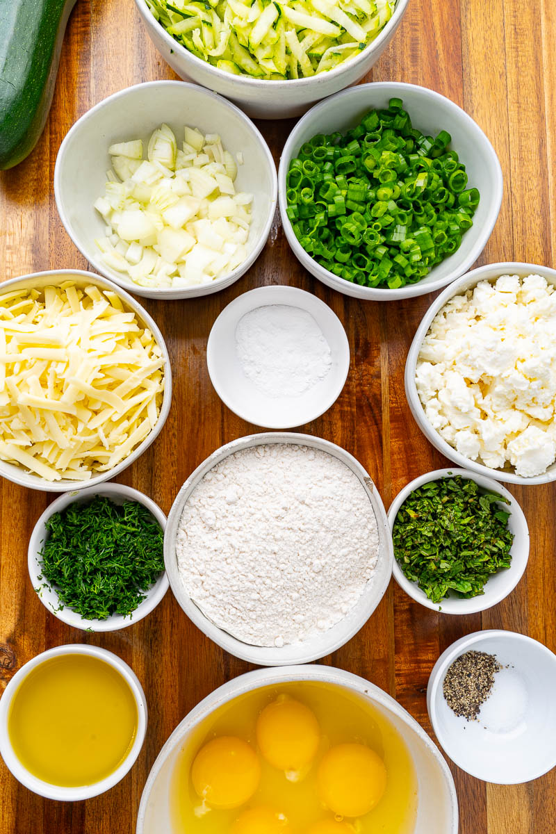 Zucchini and Feta Slices Zucchini and Feta Slices