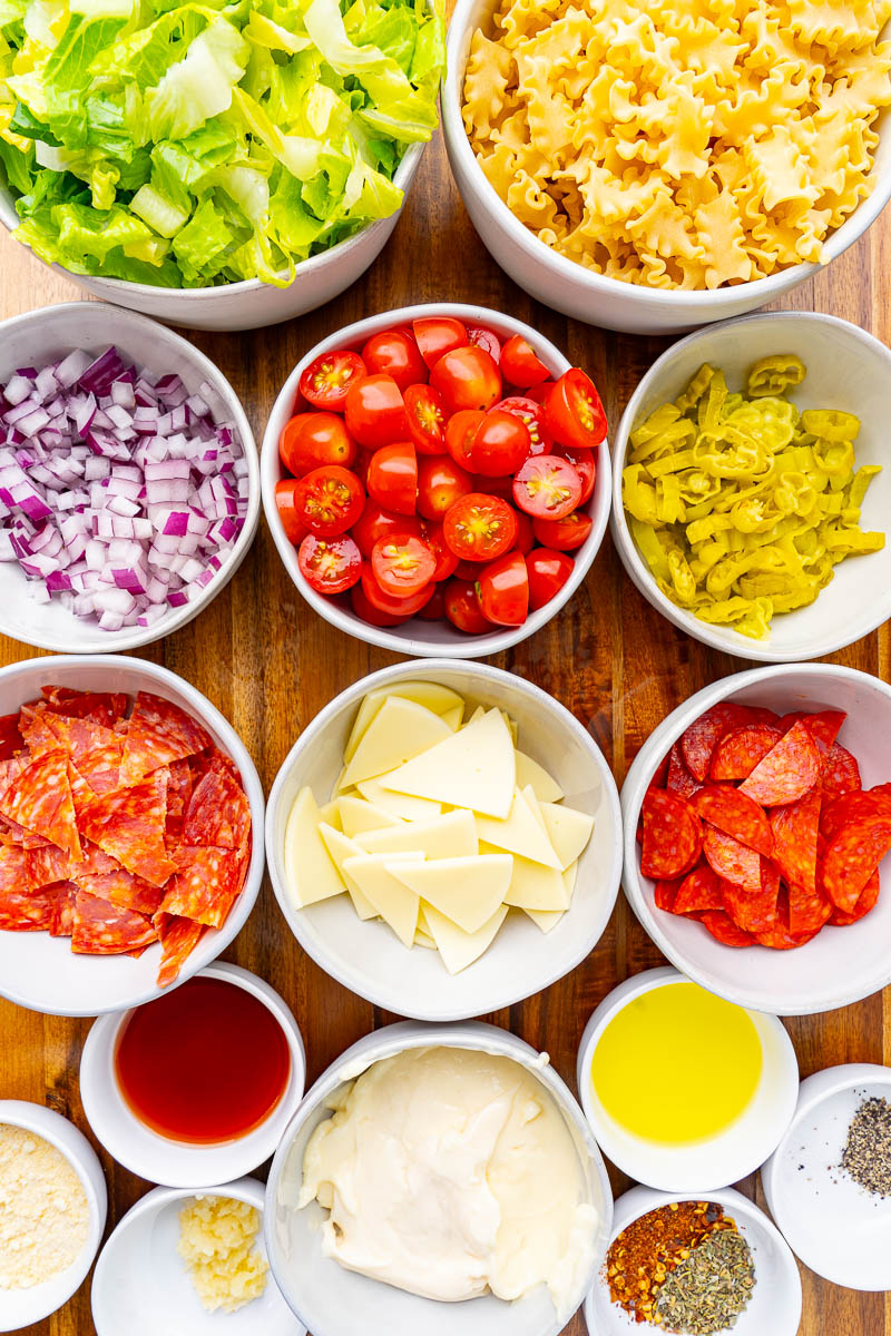 Grinder Pasta Salad Grinder Pasta Salad