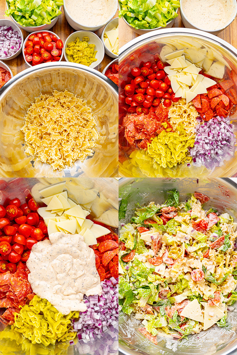 Grinder Pasta Salad Grinder Pasta Salad