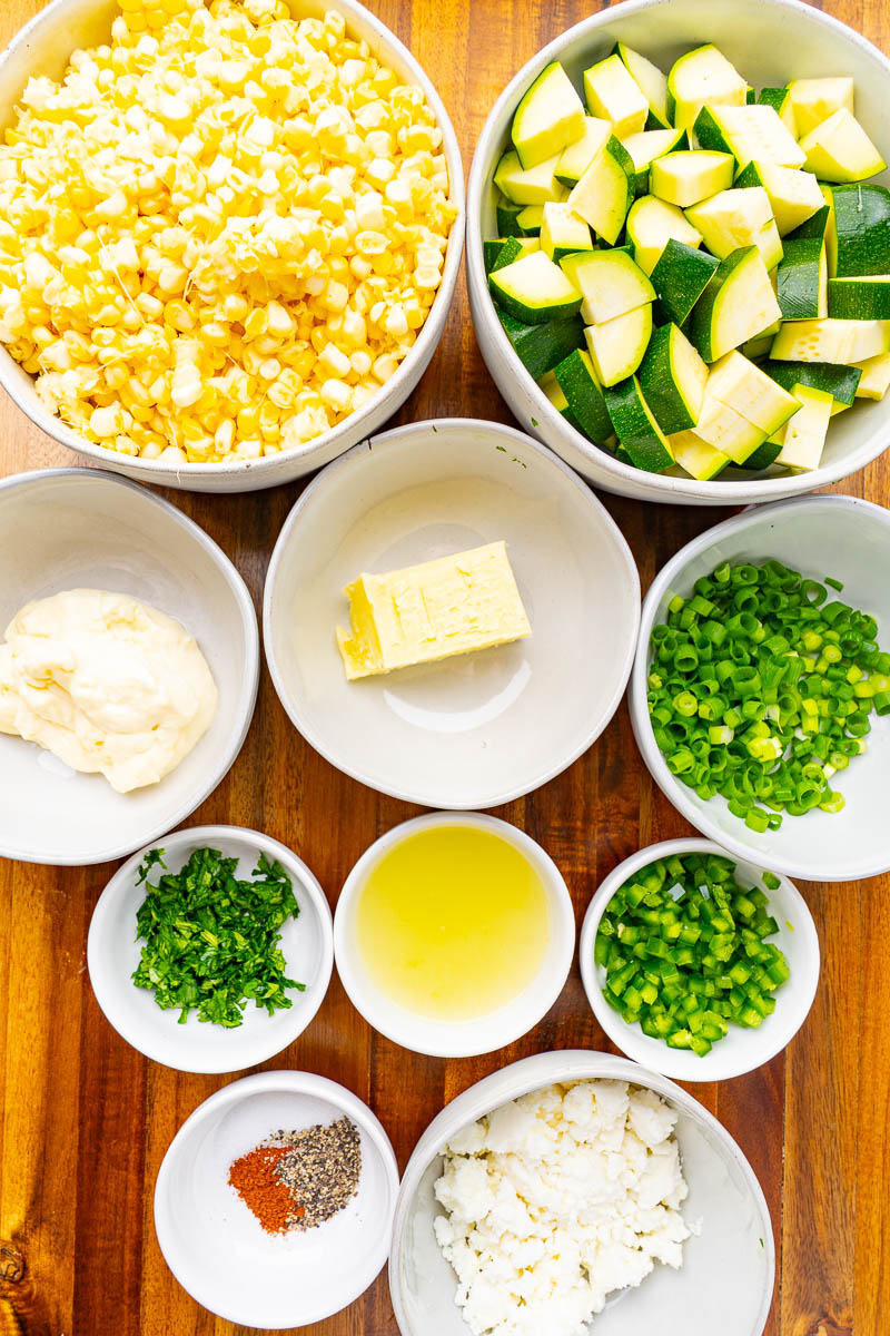 Mexican Street Corn and Zucchini Mexican Street Corn and Zucchini