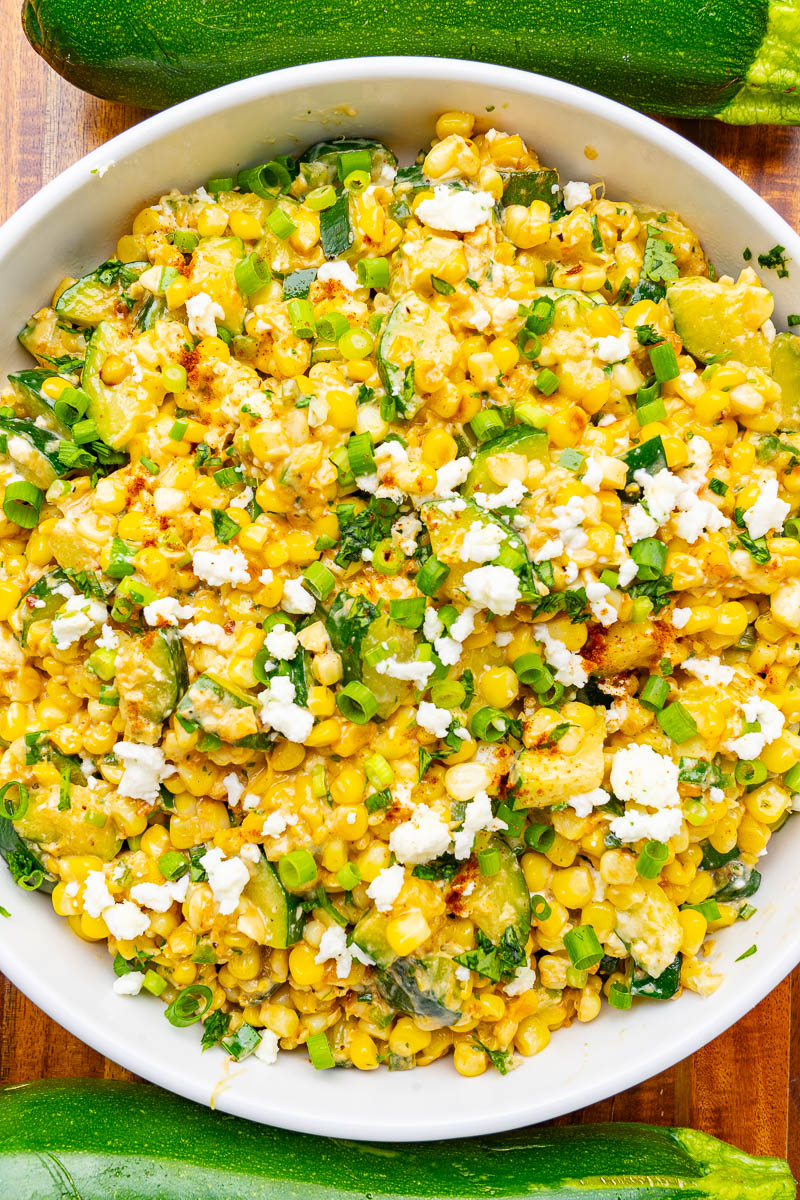 Mexican Street Corn and Zucchini