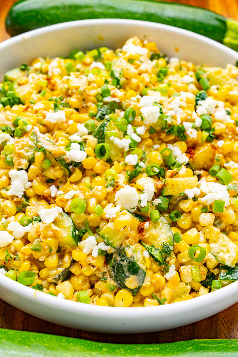 Mexican Street Corn and Zucchini Mexican Street Corn and Zucchini