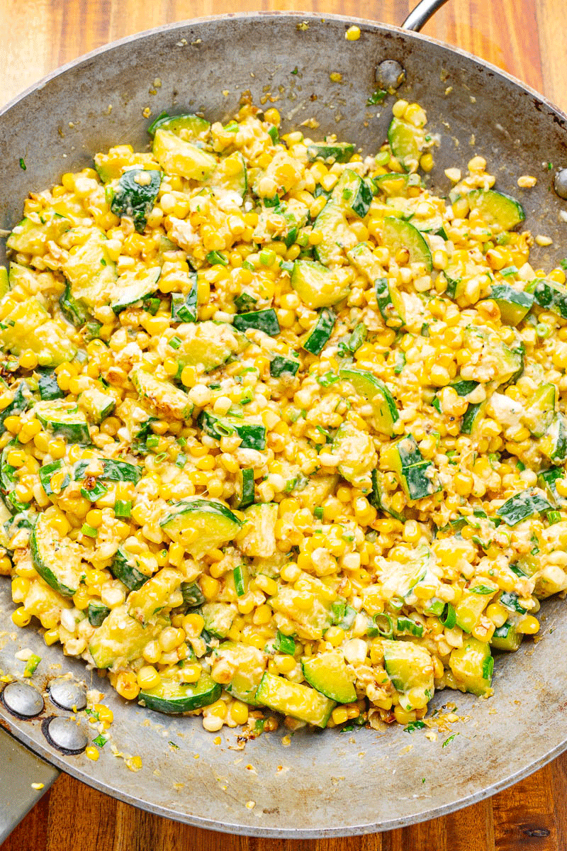 Mexican Street Corn and Zucchini Mexican Street Corn and Zucchini