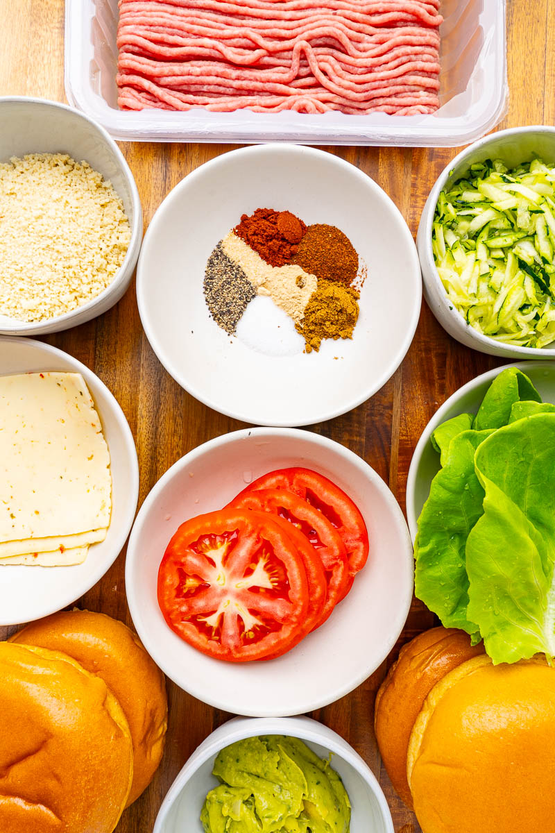 Southwest Turkey Burgers with Zucchini Southwest Turkey Burgers with Zucchini