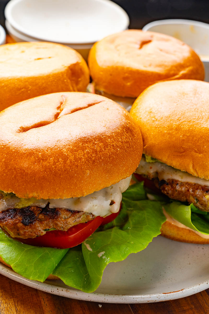 Southwest Turkey Burgers with Zucchini Southwest Turkey Burgers with Zucchini