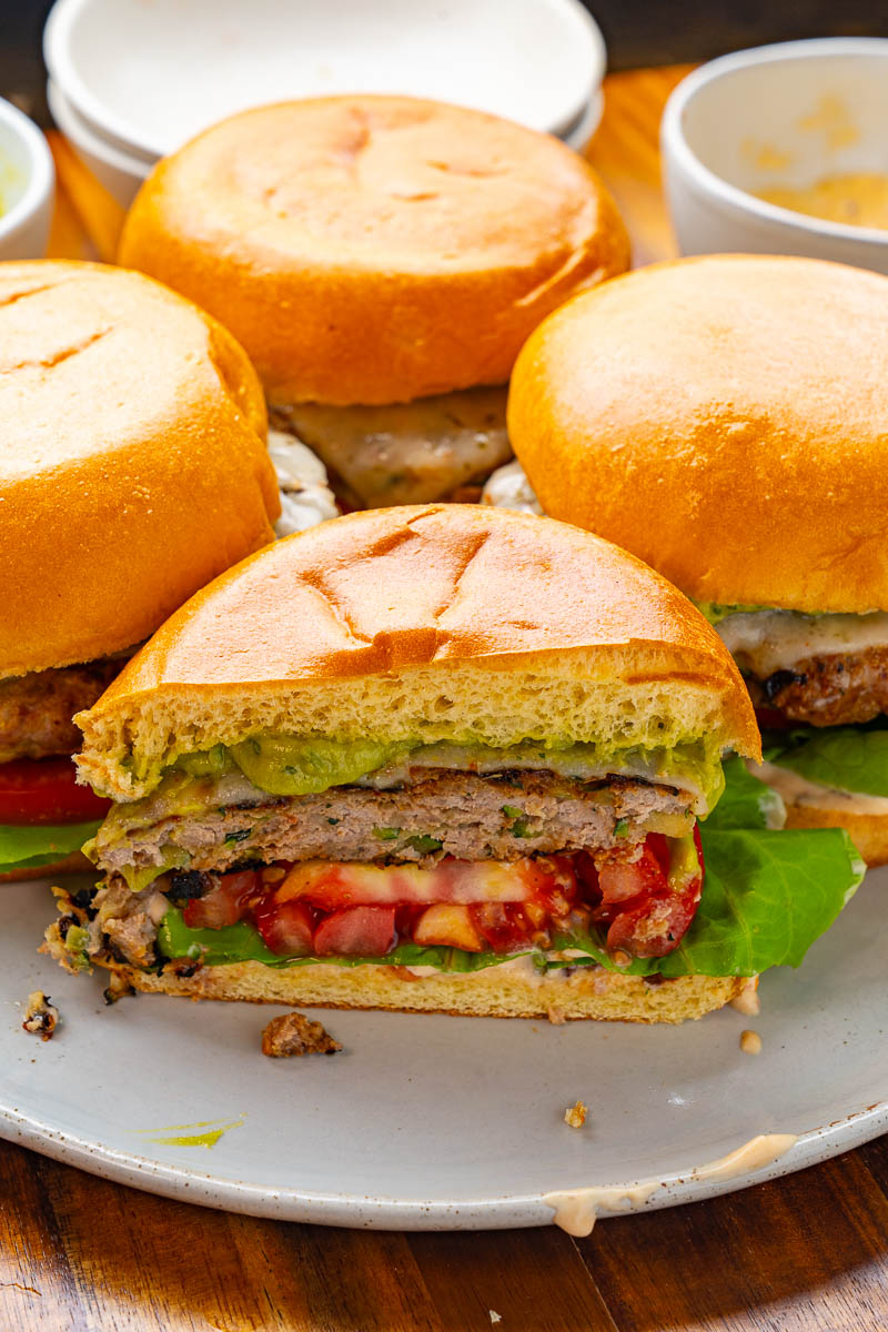 Southwest Turkey Burgers with Zucchini Southwest Turkey Burgers with Zucchini