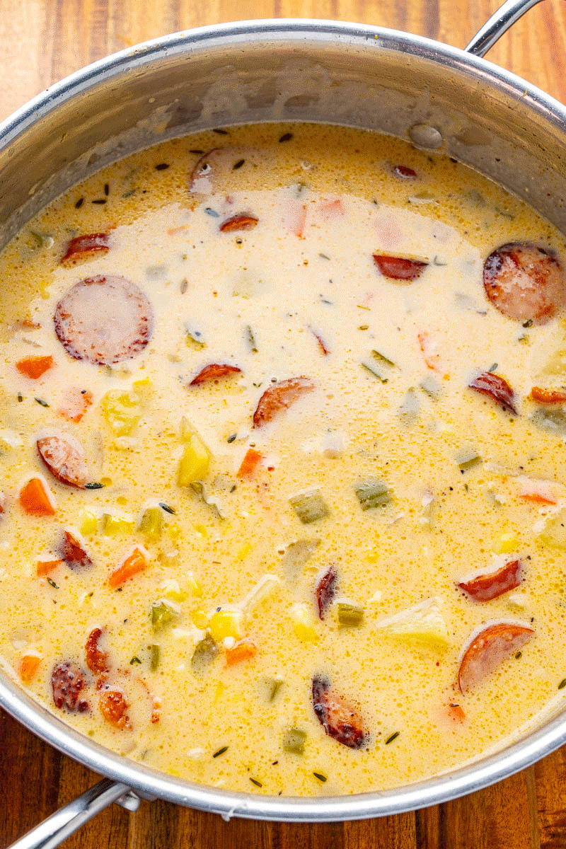 Kielbasa Corn Chowder Kielbasa Corn Chowder