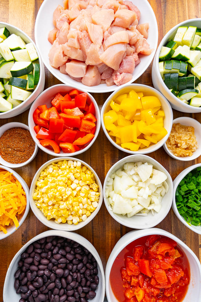 Mexican Style Skillet Chicken and Zucchini Mexican Style Skillet Chicken and Zucchini