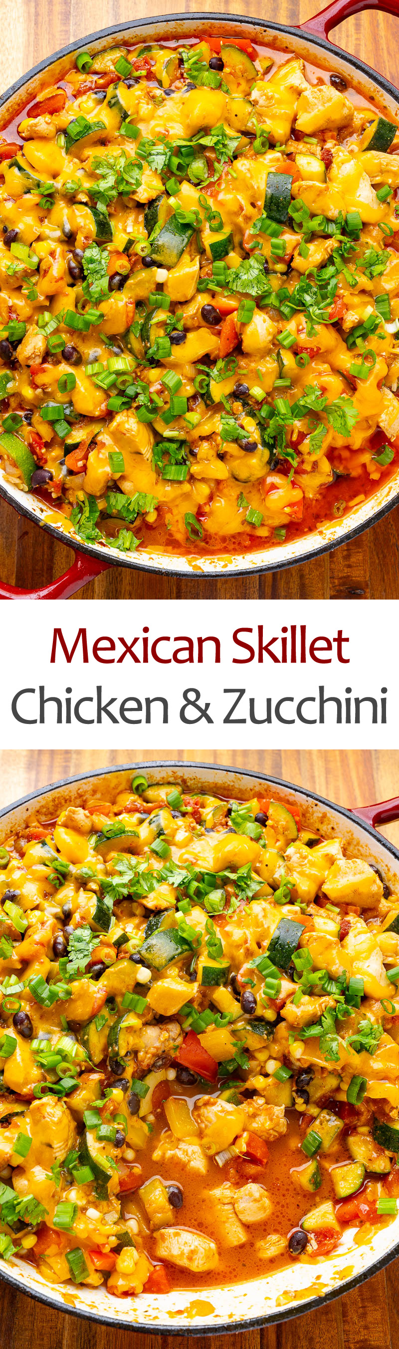 Mexican Style Skillet Chicken and Zucchini Mexican Style Skillet Chicken and Zucchini