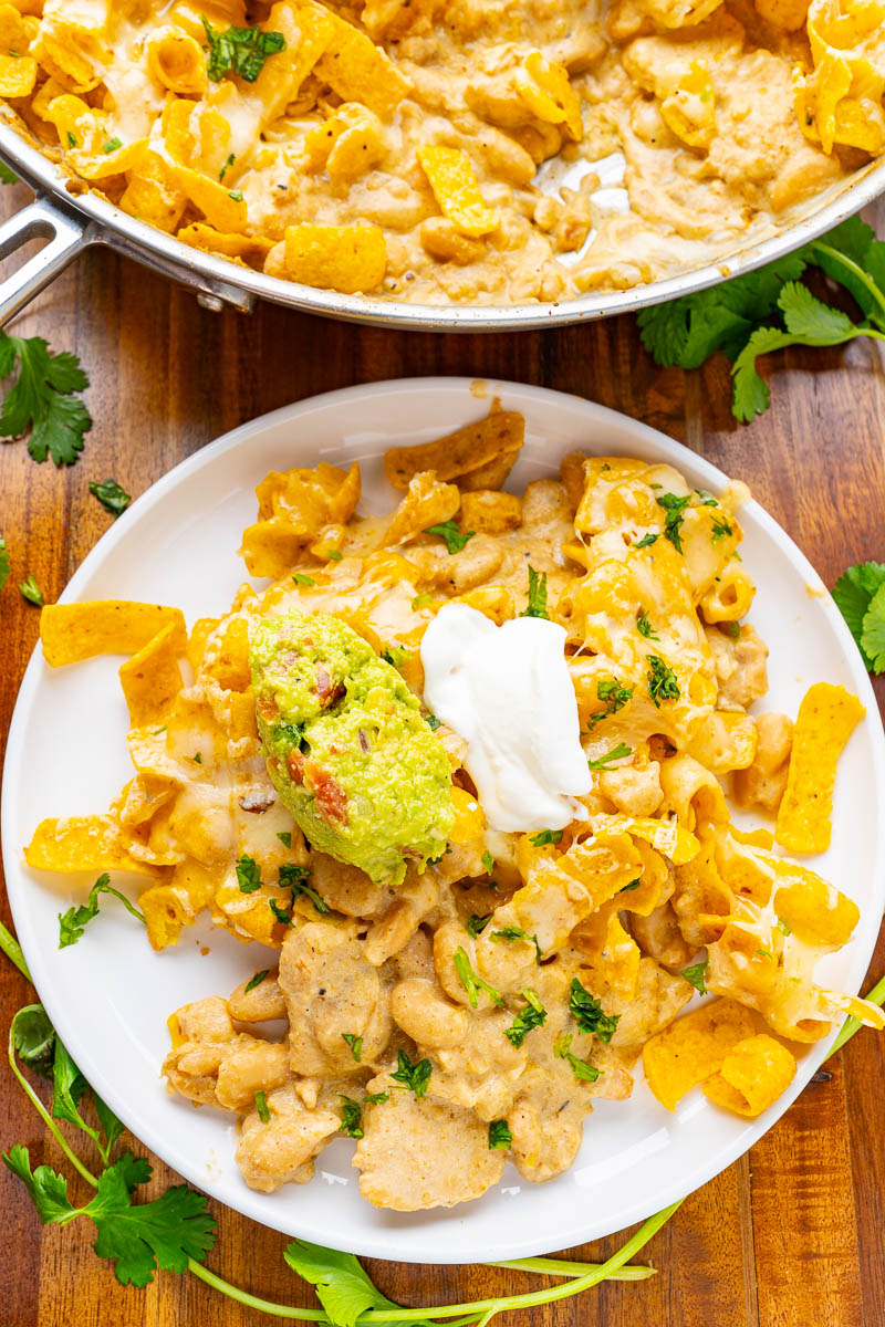White Chili Chicken Frito Casserole