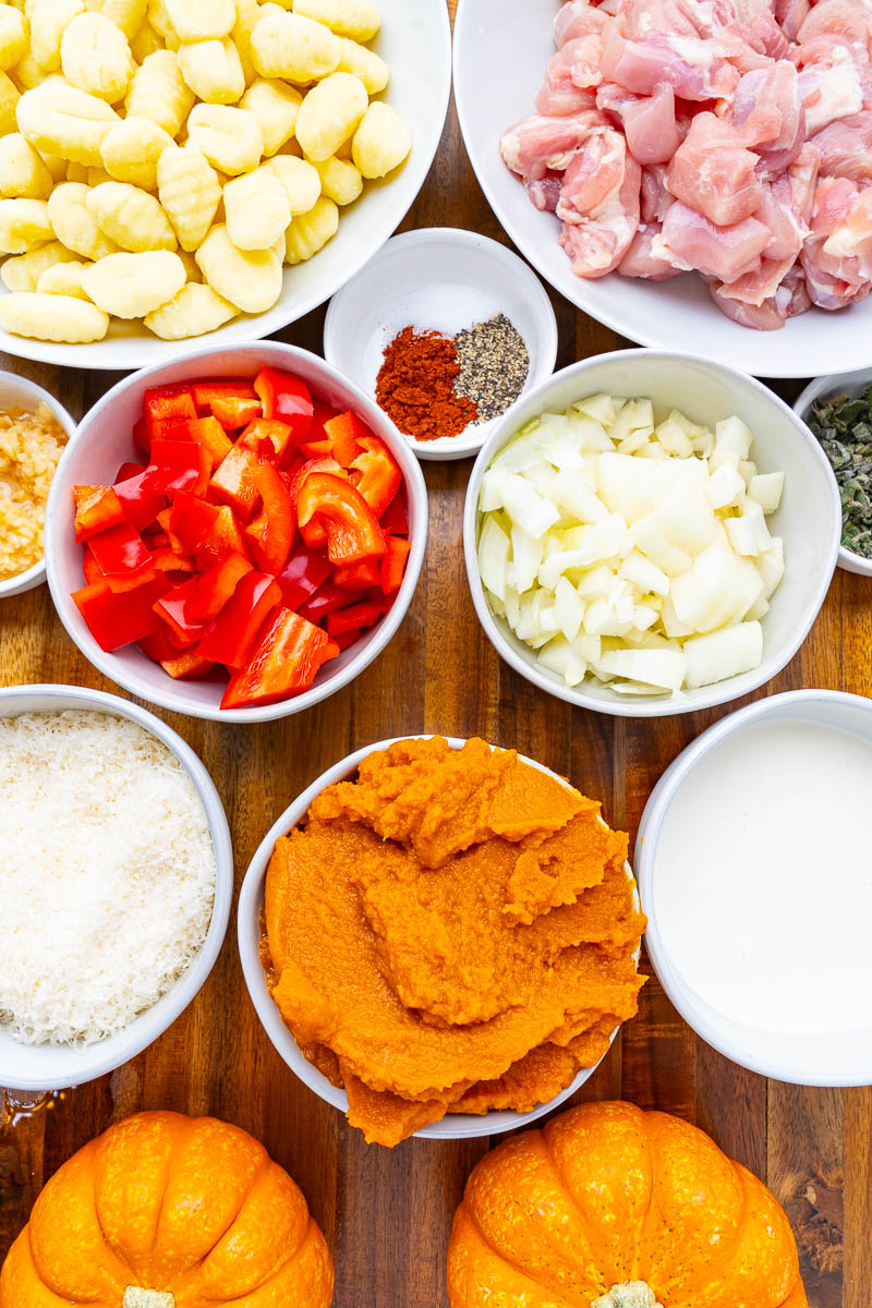 Chicken and Gnocchi in Creamy Pumpkin Sauce Chicken and Gnocchi in Creamy Pumpkin Sauce