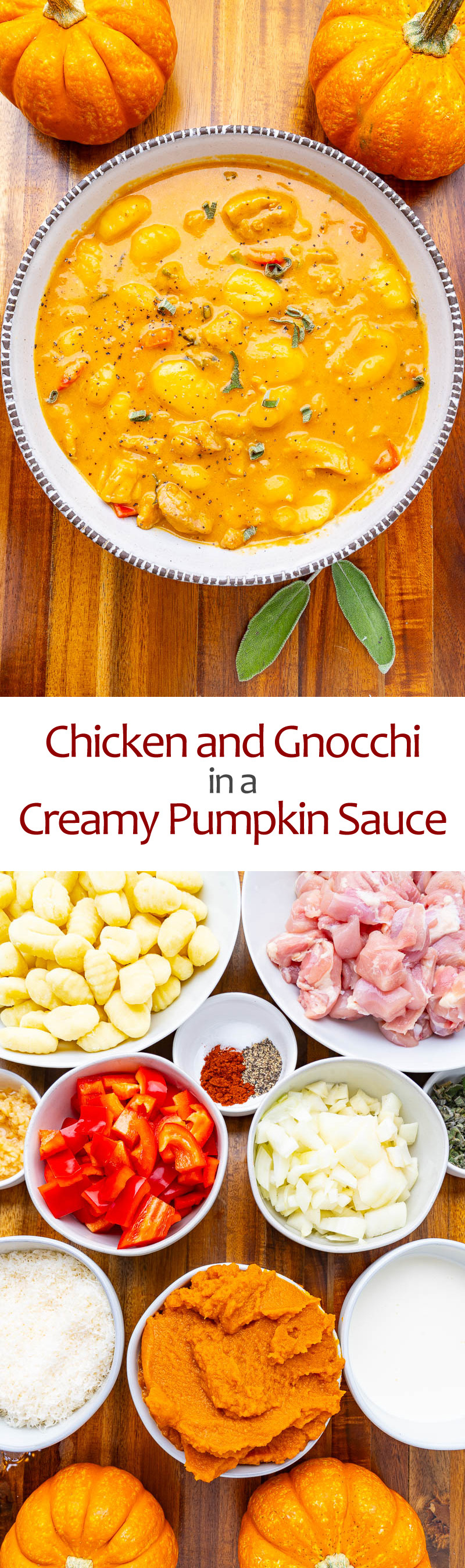 Chicken and Gnocchi in Creamy Pumpkin Sauce Chicken and Gnocchi in Creamy Pumpkin Sauce