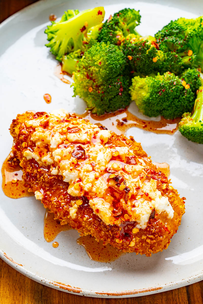 Crispy Hot Honey Feta Chicken Crispy Hot Honey Feta Chicken