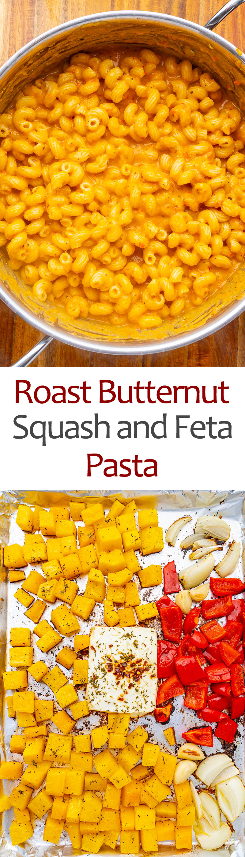 Roast Butternut Squash and Feta Pasta Roast Butternut Squash and Feta Pasta