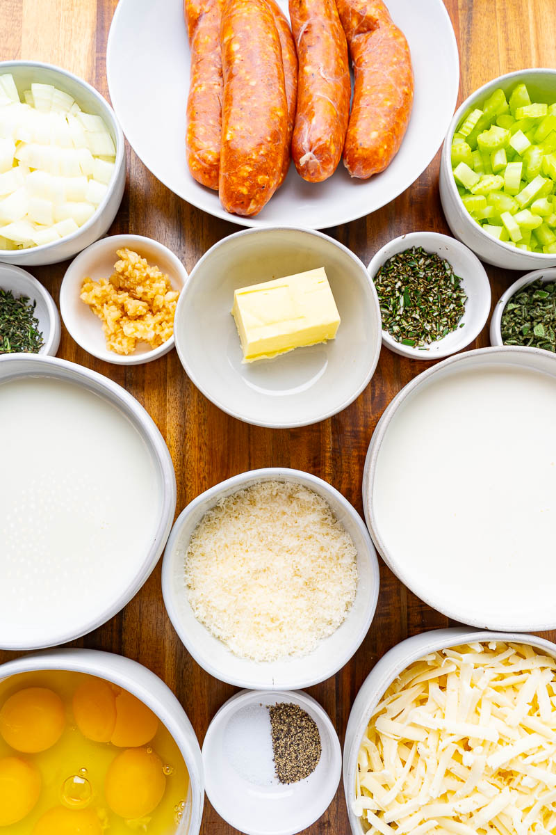 Savory Italian Sausage Bread Pudding Savory Italian Sausage Bread Pudding