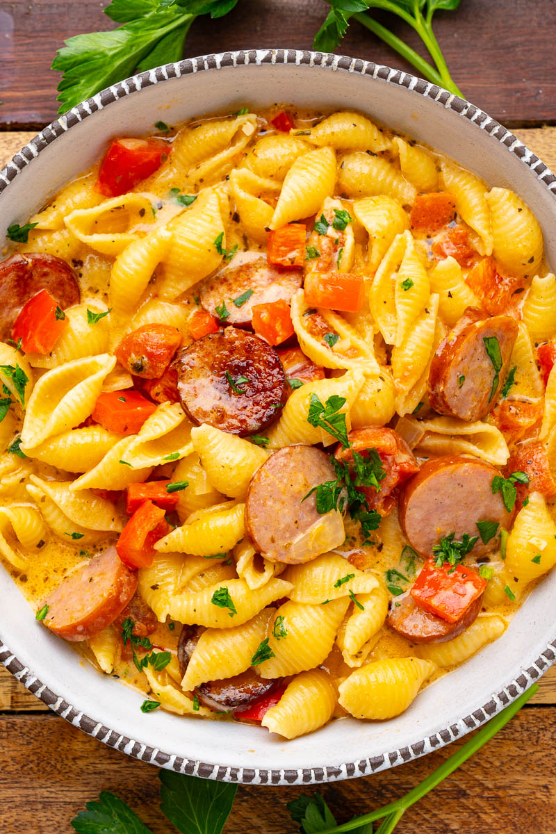 Cheesy Kielbasa Pasta Cheesy Kielbasa Pasta