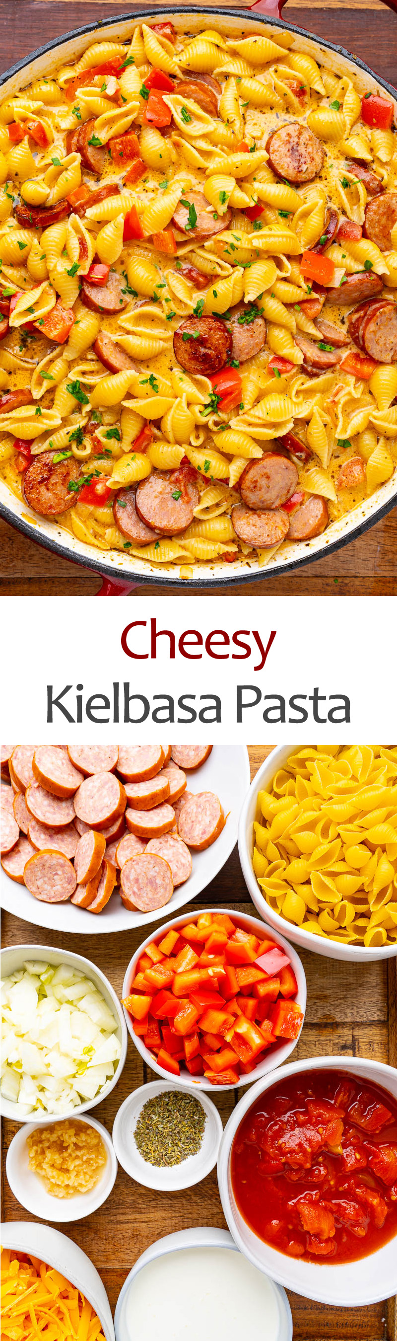 Cheesy Kielbasa Pasta Cheesy Kielbasa Pasta