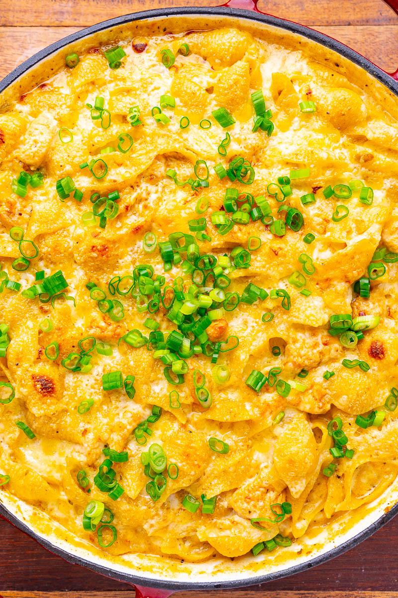 White Chili Chicken Mac and Cheese White Chili Chicken Mac and Cheese