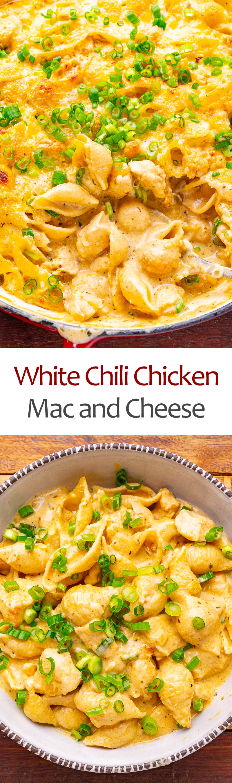 White Chili Chicken Mac and Cheese White Chili Chicken Mac and Cheese